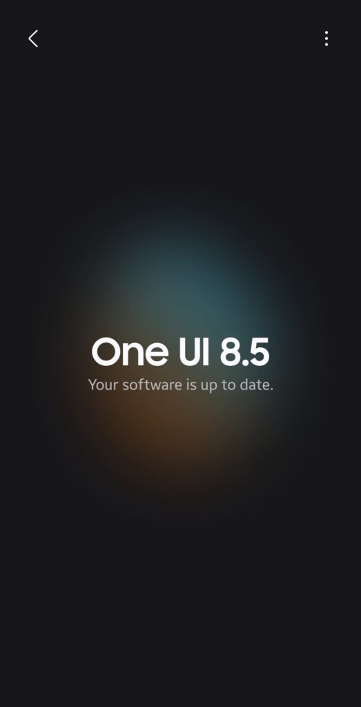 Galaxy S23 One UI 9 update check on a Galaxy S23+