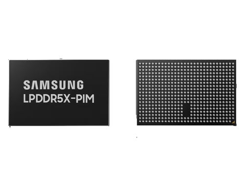 The LPDDR5X-PIM chip can do data processing internally.