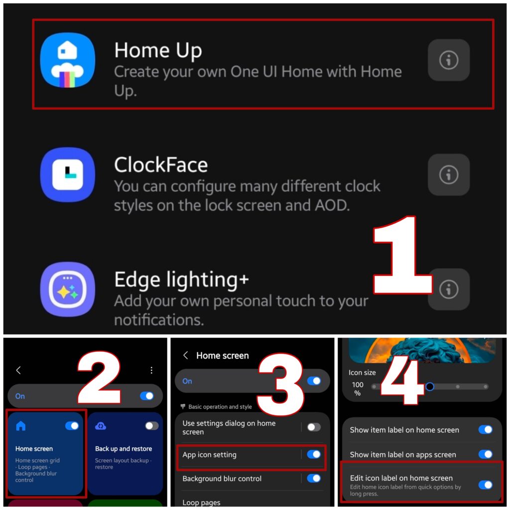 How to Edit App and Widget Names on Samsung Galaxy Phones